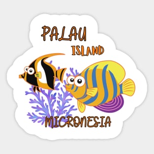 Palau Island - Marine Life - Micronesia Sticker